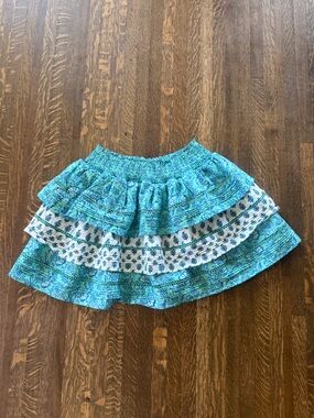 NWT Roller Rabbit x Targrt Blue Printed Skirt- size small